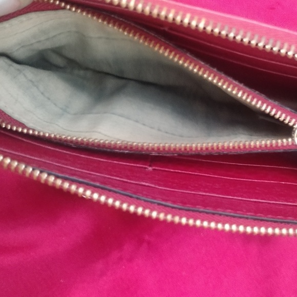 Chloe continental lily bow bordeaux leather wallet - Picture 5 of 8